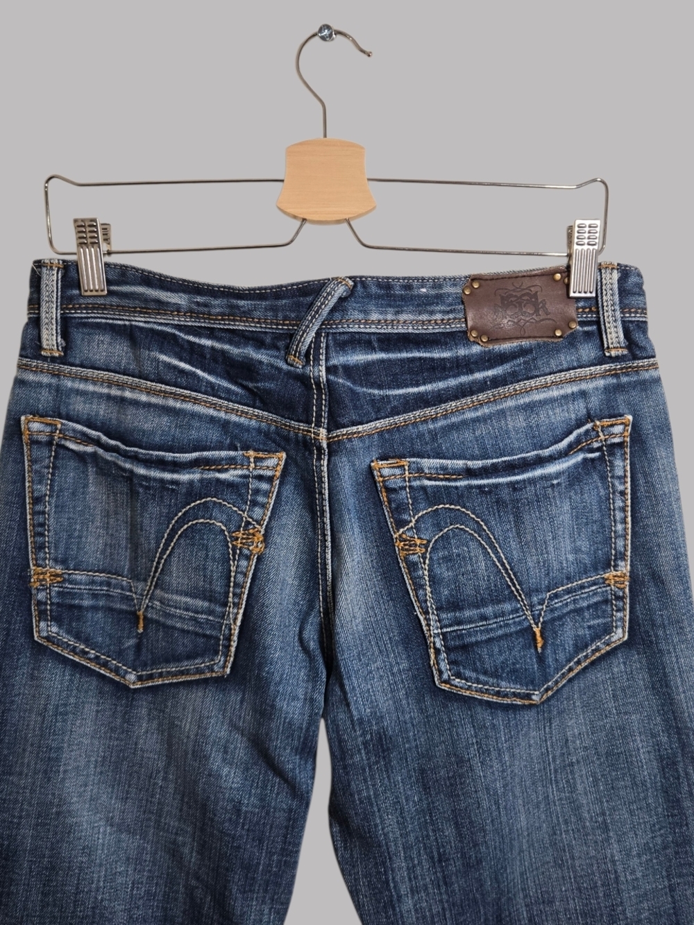Slim Straight Men's Jeans in Washed Blue